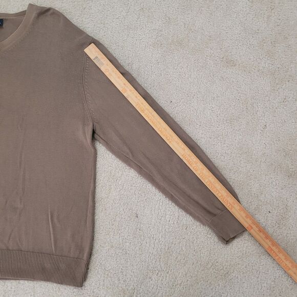 Vtg Gap Sweater Mens XXL Brown V-neck  Preppy Lightweight Career Casual Y2K - Picture 8 of 15